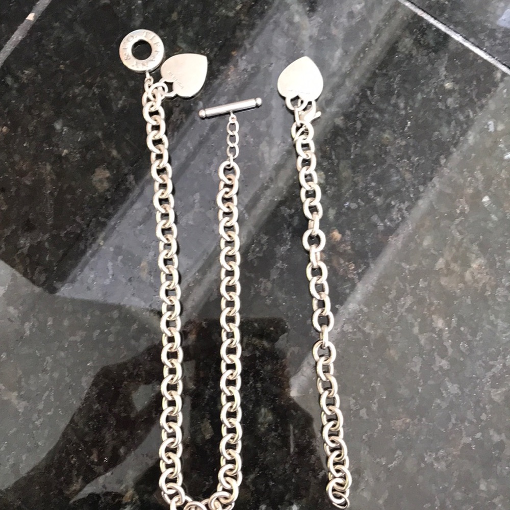 Authentic Tiffany & Co bracelet and necklace